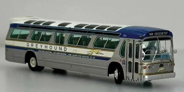 Iconic Replicas 753165 HO Greyhound #284 GM SDH-5307 New Look Suburban Bus