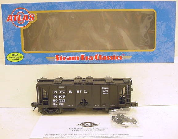 Atlas 8355-6 O Gauge Nickel Plate Road ACF 70-Ton Covered Hopper #99713 (3Rail) LN/Box