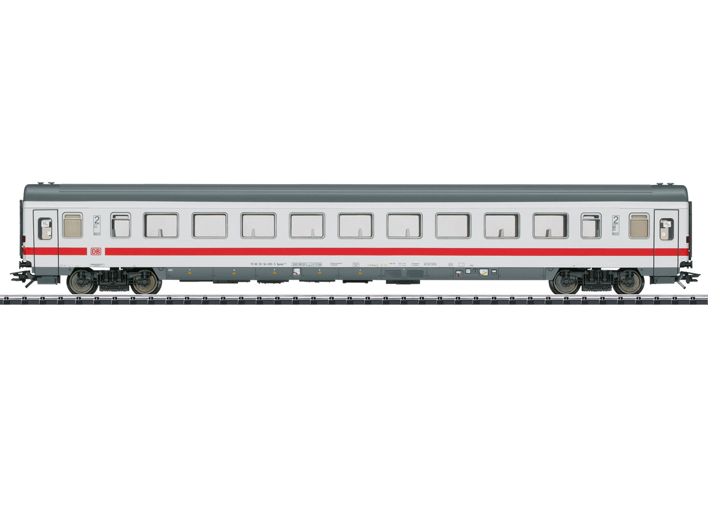 Trix 23141 HO German Railroad Inc. Type Bpmbz 295.6 2nd Class Open Seating Car