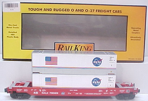 MTH 30-76018 O Gauge NASA Husky Stack Car #72069 LN/Box