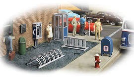 Walthers 933-3535 HO Scale City Accessory Package Kit