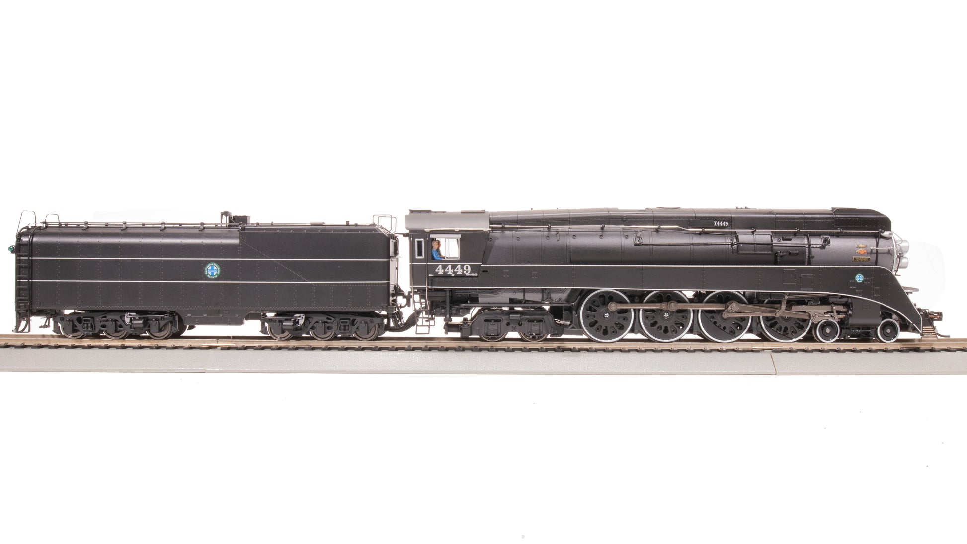 Broadway Limited 7621 HO SP GS-4 Steam Loco - Paragon4 Sound/DC/DCC, Smoke #4449