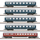 Marklin 87357 Z DB Express Train Skirted Passenger Cars (Set of 5)
