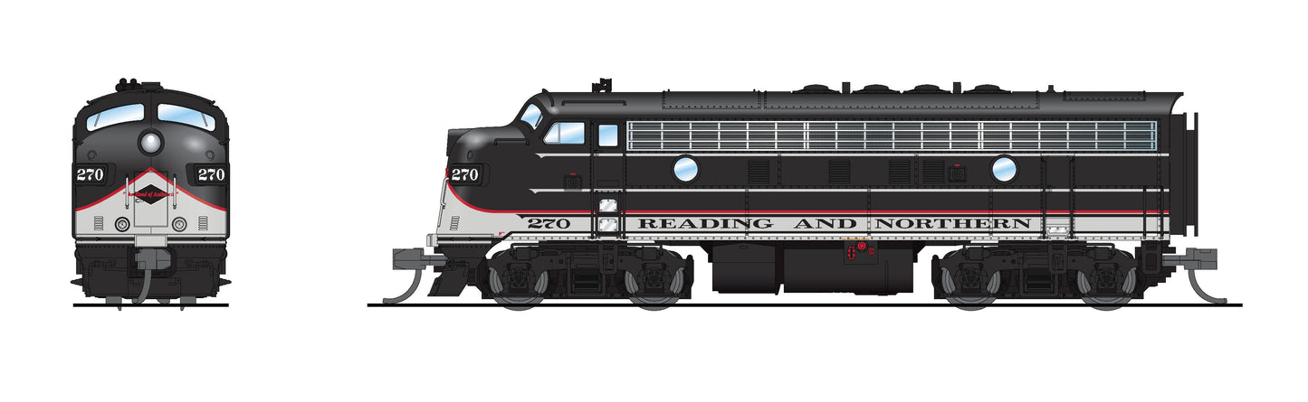Broadway Limited 9090 N RBMN EMD F7A Diesel Locomotive - No-Sound/DCC Ready #270