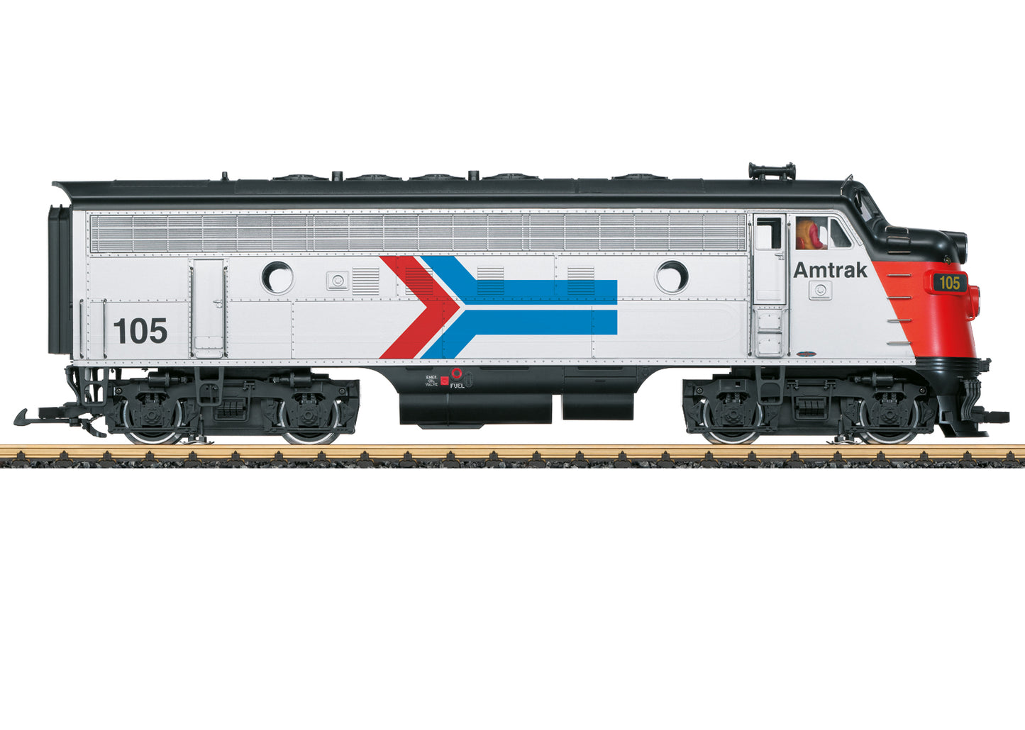 LGB 21582 G Amtrak 50 Years of Amtrak F7A Diesel Locomotive with DCC #105