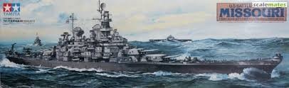 Tamiya 78008 1:350 Scale US Battleship BB-63 Missouri Kit
