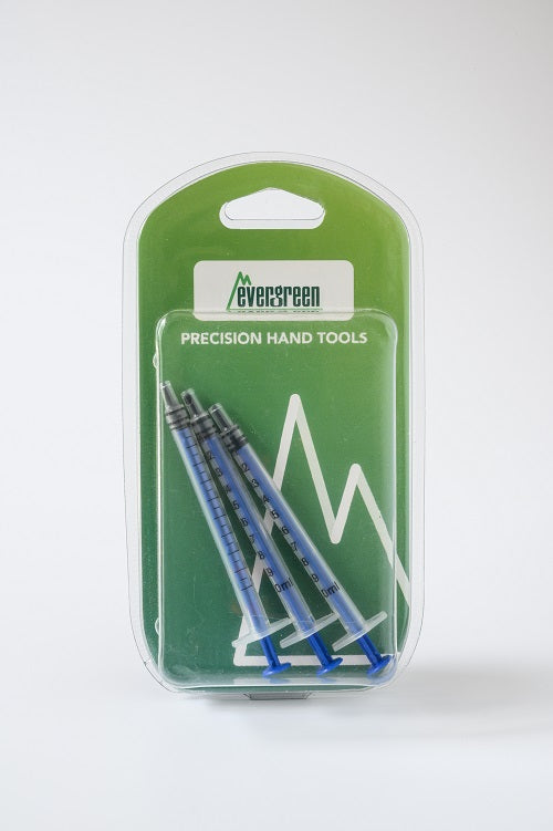 Evergreen Scale Models 78000 1 ml Syringes (Pack of 3)