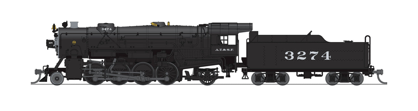 Broadway Limited 7831 N ATSF USRA Heavy Mikado Steam Loco - Sound/DC/DCC #3284 LN/Box
