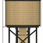 Broadway Limited 7912 HO Weathered Yellow Operating Water Tower with Sound