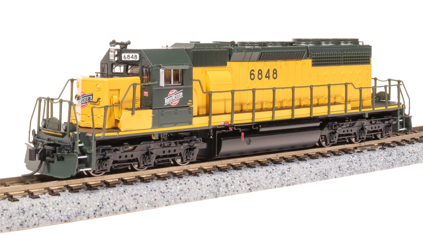 Broadway Limited 7955 N C&NW EMD SD40-2 Diesel Locomotive #6848 w/ Sound/DC/DCC