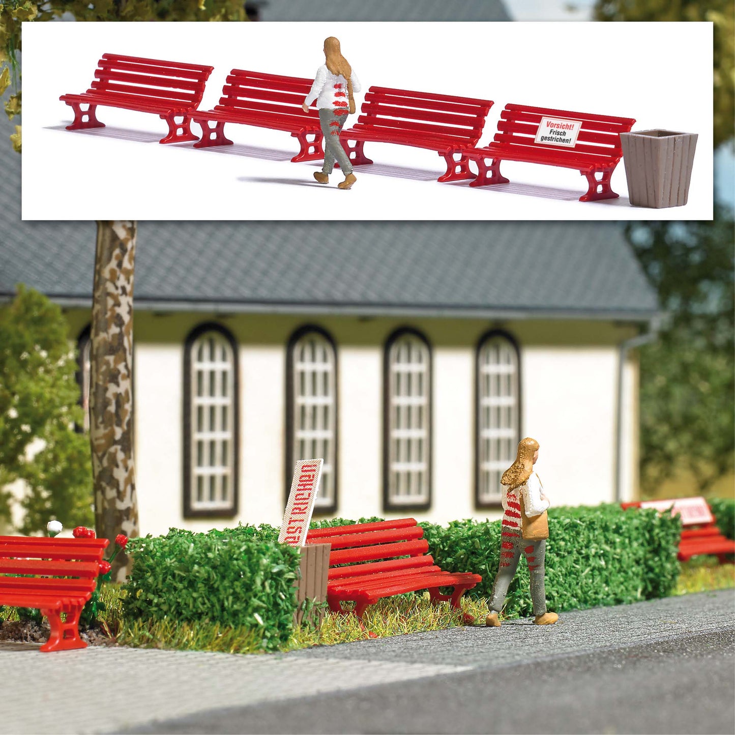 Busch 7979 HO Wet Paint Figure Set