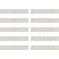 Trix 14594 Minitrix 4-15/16" Straight Track with Concrete Ties