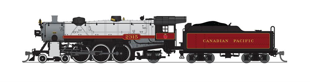 Broadway Limited 8002 N CP Light Pacific 4-6-2 Steam Locomotive Sound/DCC #2320