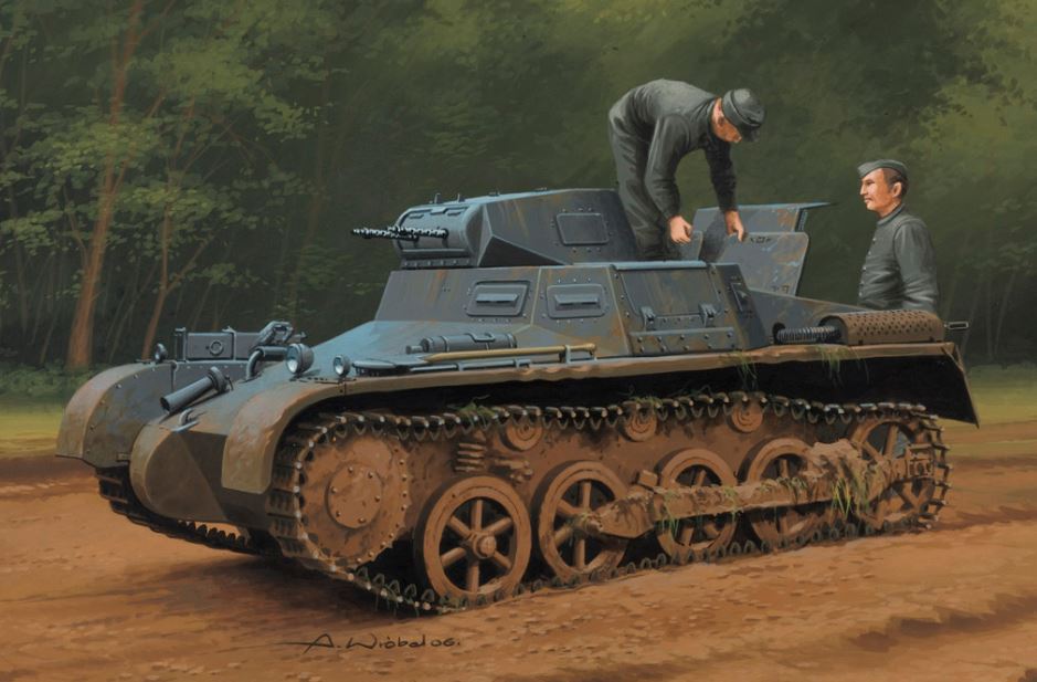 Hobby Boss Models 80145 1:35 German Panzer 1Ausf A Sd.Kfz.101 Plastic Model Kit