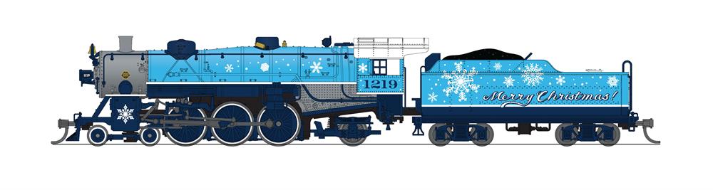 Broadway Limited 8079 N Merry Christmas 4-6-2 Steam Loco - No-Sound/DCC-Ready
