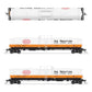 Broadway Limited 8032 HO Air Reduction Cryogenic Tank Car (Pack of 2)