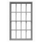 Tichy 8086 HO 38" x 68" 8/8 Double Hung Masonry Windows (Pack of 12)