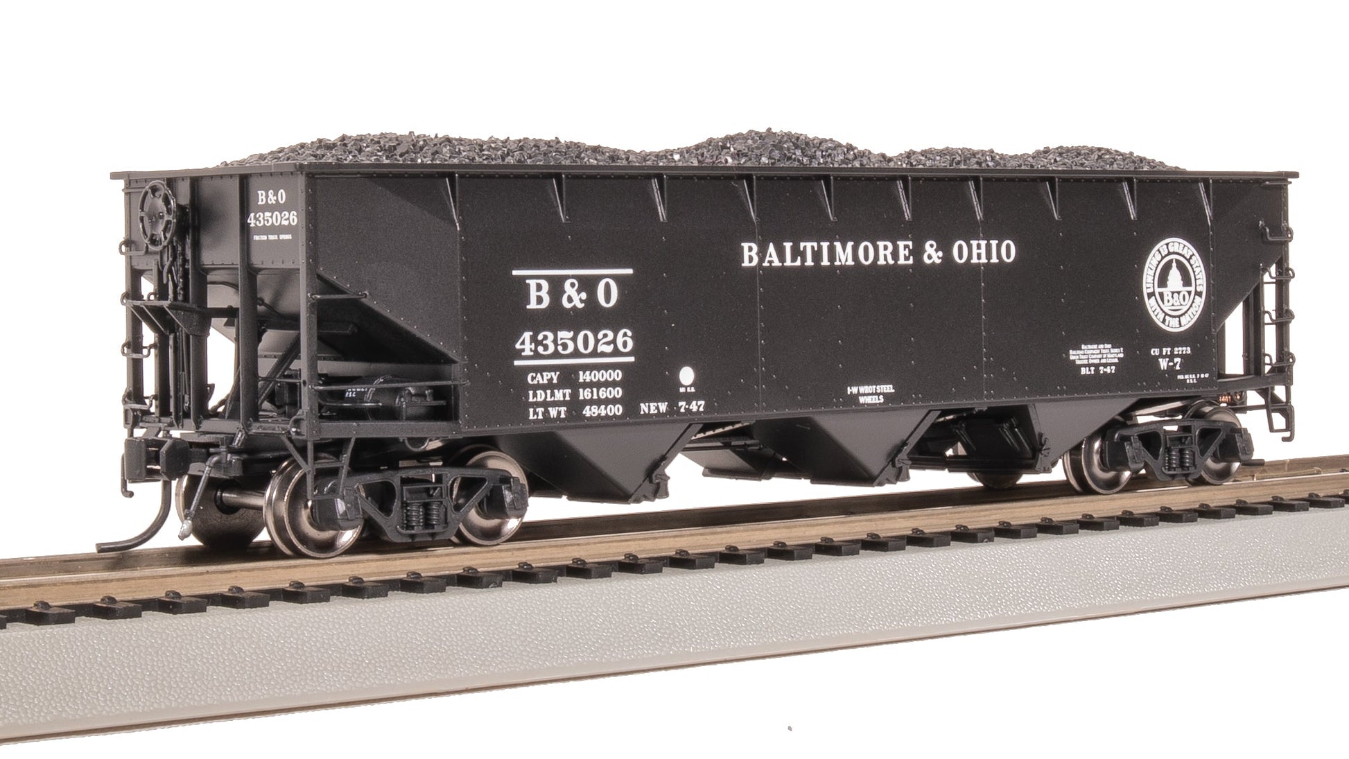 Broadway Limited 8104 HO Baltimore & Ohio AAR 70-Ton Triple Hopper #435067