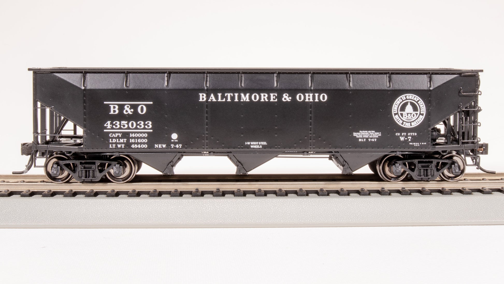 Broadway Limited 8104 HO Baltimore & Ohio AAR 70-Ton Triple Hopper #435067