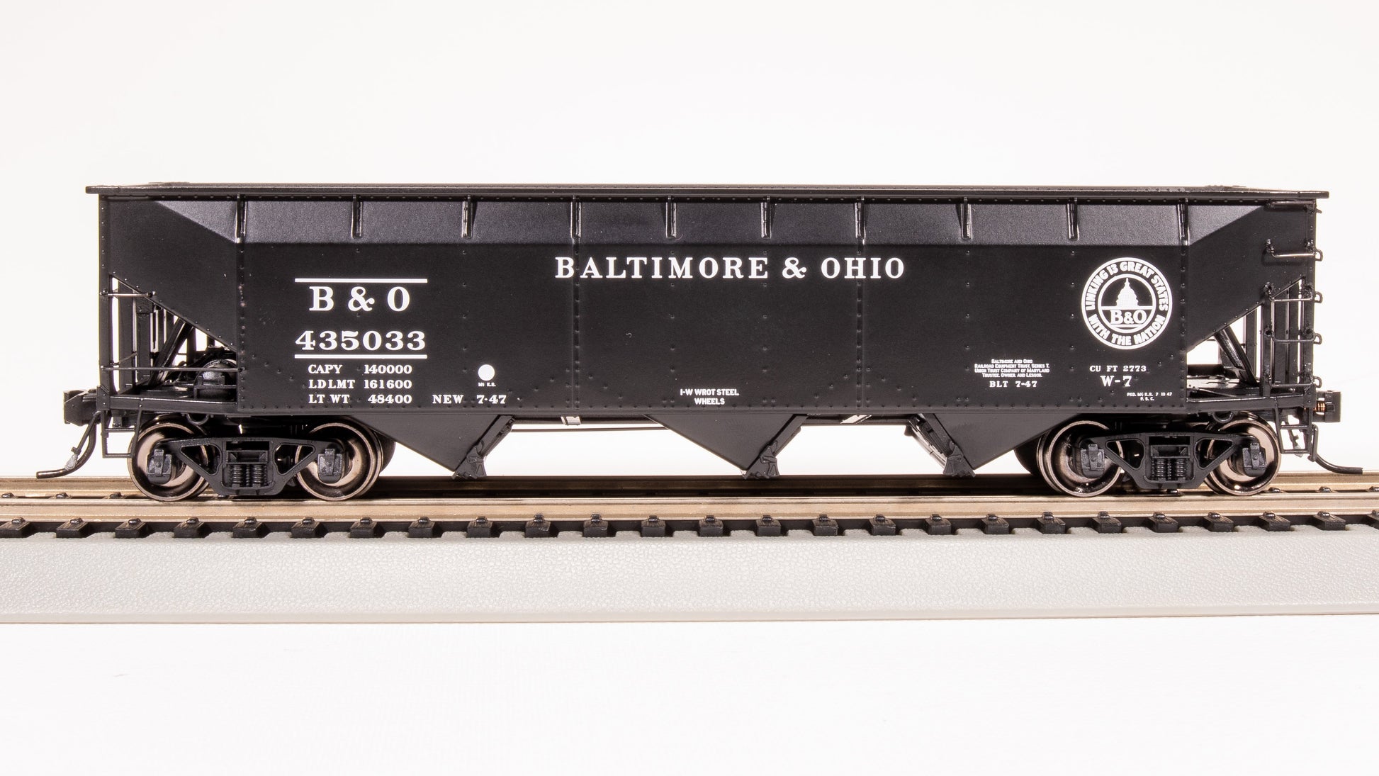 Broadway Limited 8104 HO Baltimore & Ohio AAR 70-Ton Triple Hopper #435067