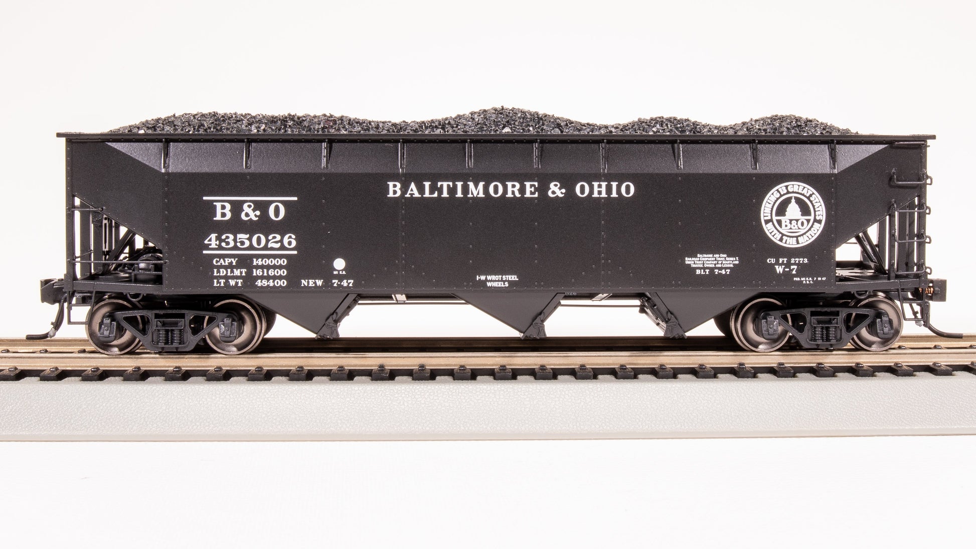 Broadway Limited 8104 HO Baltimore & Ohio AAR 70-Ton Triple Hopper #435067
