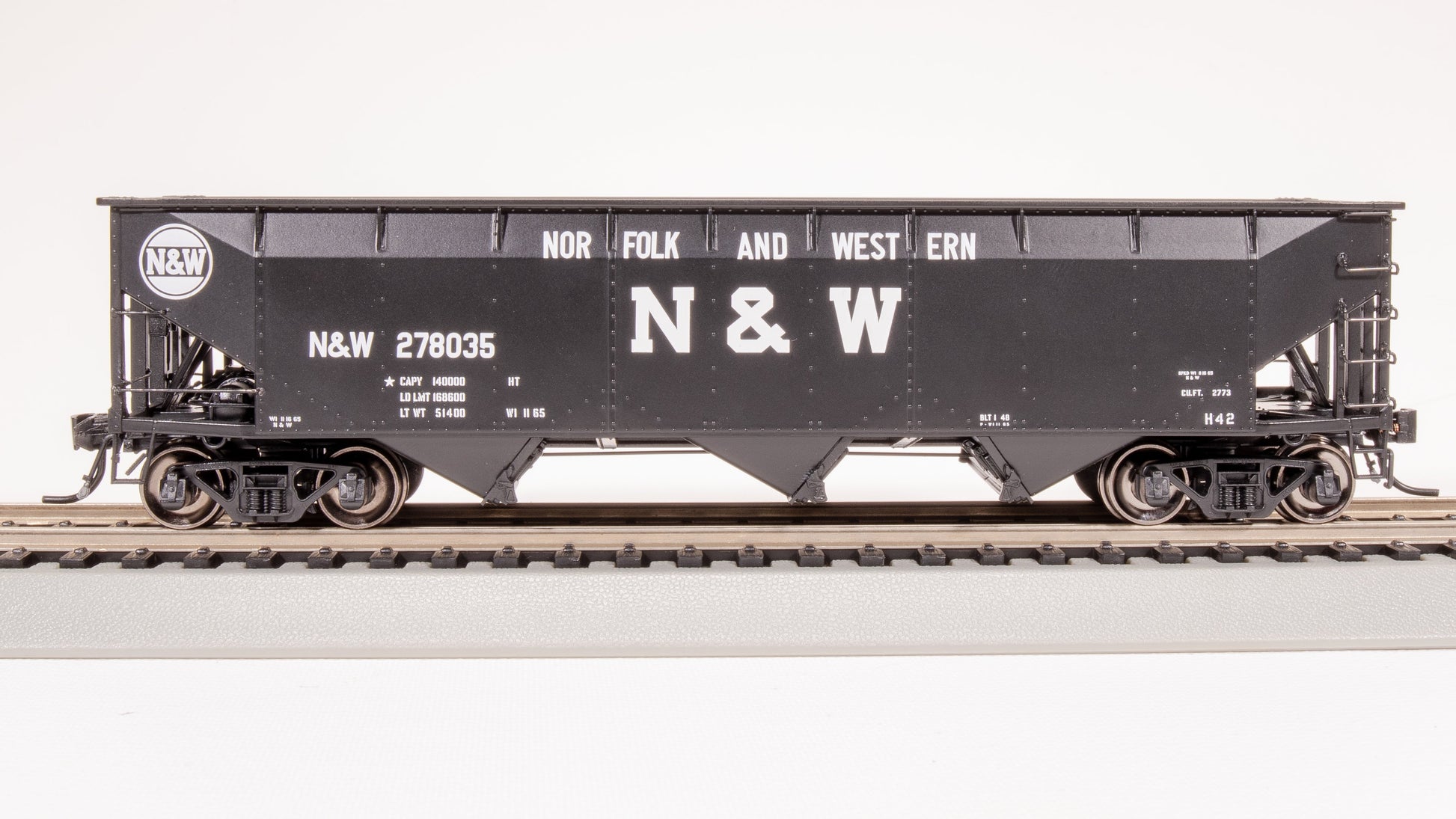 Broadway Limited 8116 HO Norfolk & Western AAR 70-Ton Triple Hopper #278260