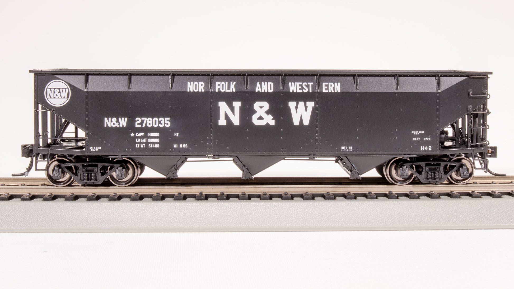 Broadway Limited 8116 HO Norfolk & Western AAR 70-Ton Triple Hopper #278260