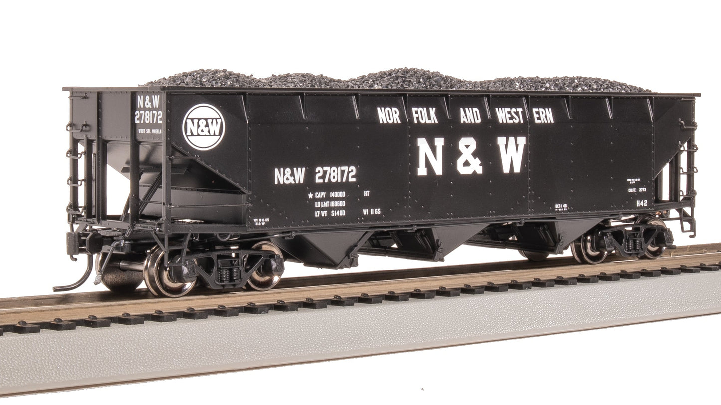 Broadway Limited 8117 HO Norfolk & Western AAR 70-Ton 3-Bay Hopper #278709