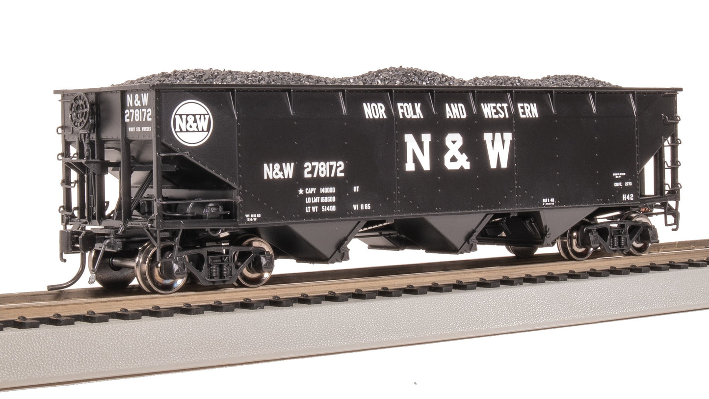 Broadway Limited 8117 HO Norfolk & Western AAR 70-Ton 3-Bay Hopper #278709