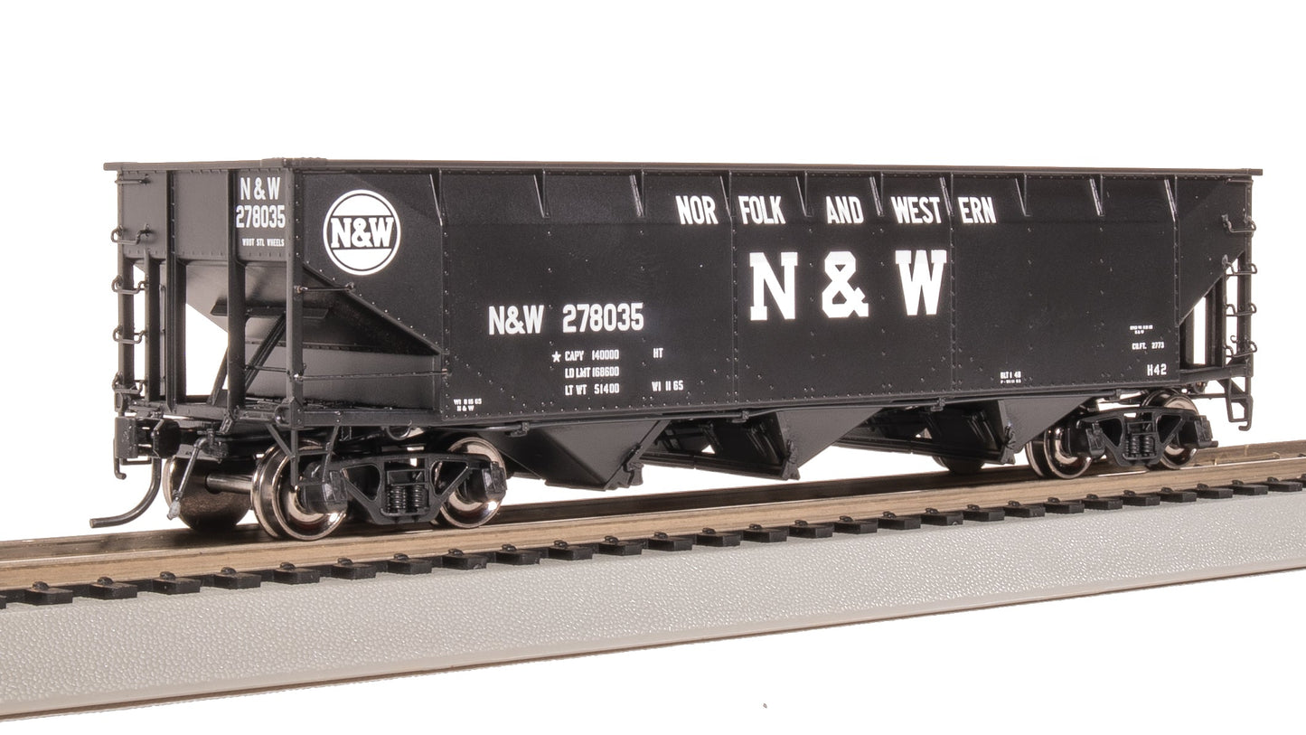 Broadway Limited 8117 HO Norfolk & Western AAR 70-Ton 3-Bay Hopper #278709