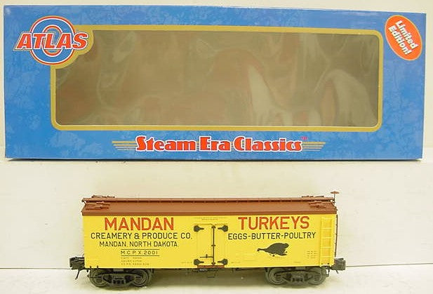 Atlas 8027-2 Mandan Turkeys Reefer Car (3-Rail) NIB