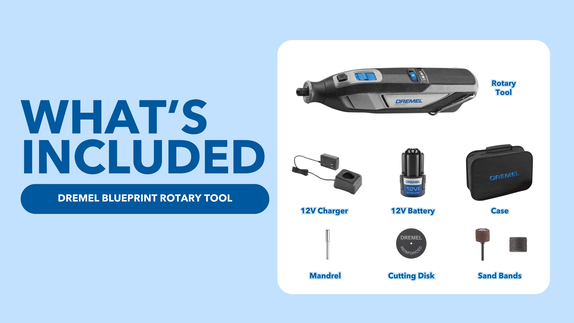 Dremel 8240-5 High Performance Rotary Tool with Accessories