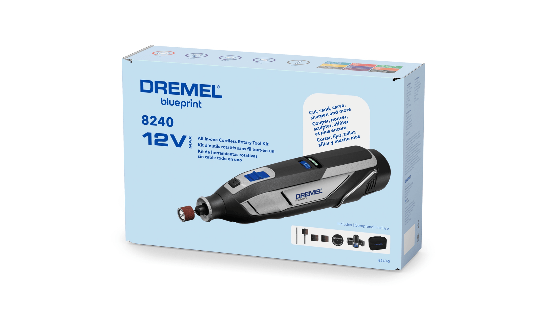 Dremel 8240-5 High Performance Rotary Tool with Accessories