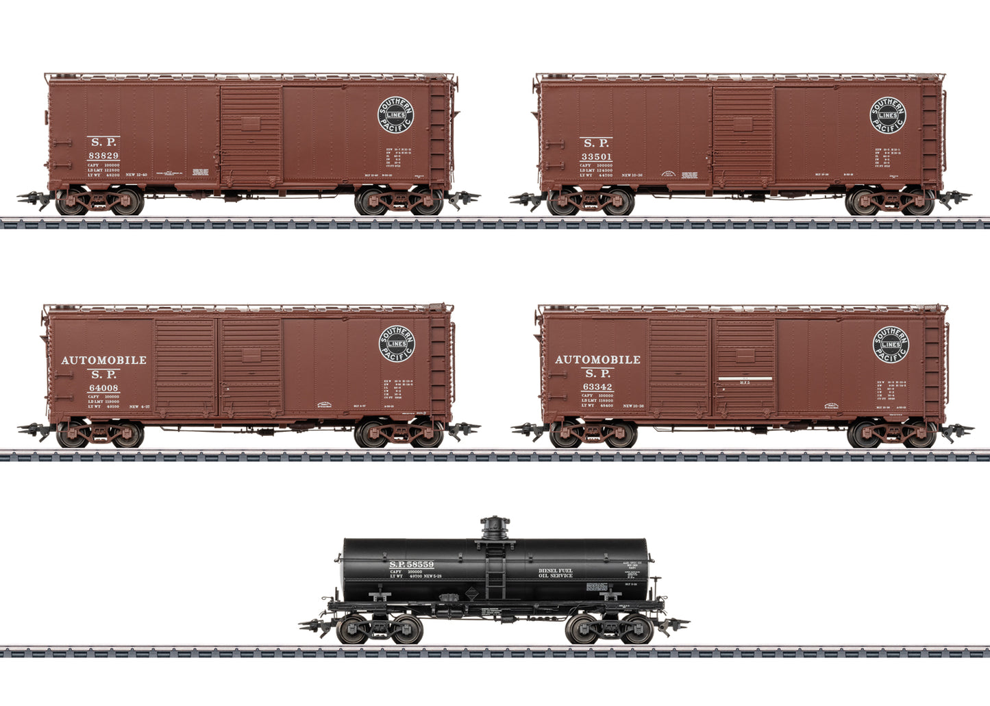 Marklin 45667 HO Southern Pacific Freight Car (Set of 5)