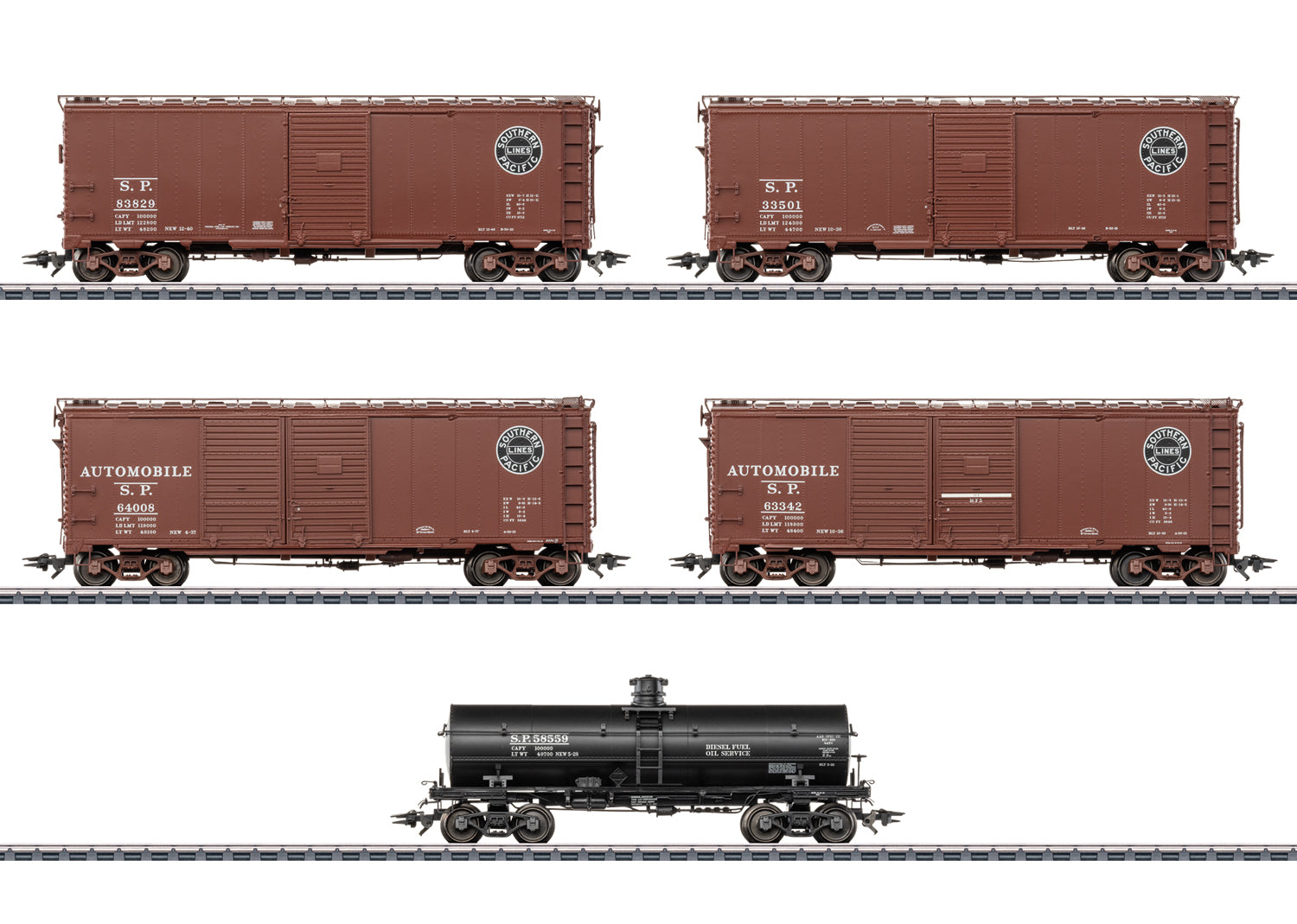Marklin 45667 HO Southern Pacific Freight Car (Set of 5)