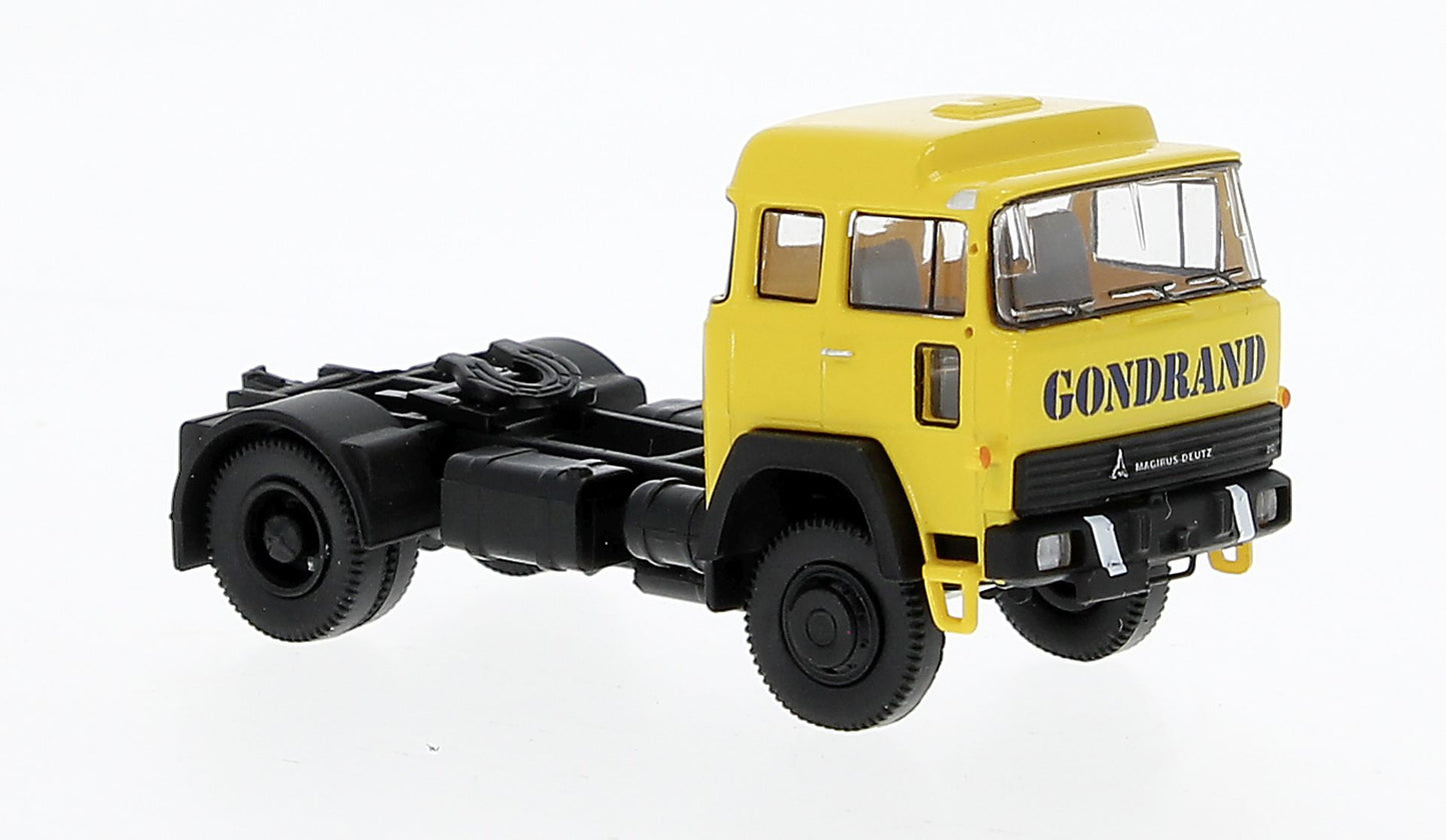 Brekina Automodelle 83290 HO Assembled Gondrand 974 Magirus 310 D Tractor Only