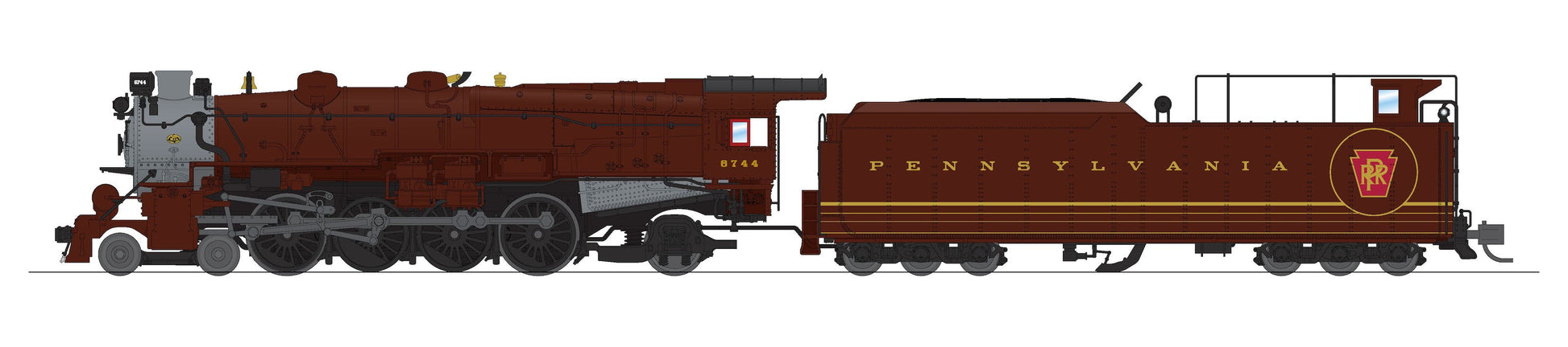 Broadway Limited 8519 N PRR M1b 4-8-2 Steam Locomotive Sound/DC/DCC #6744