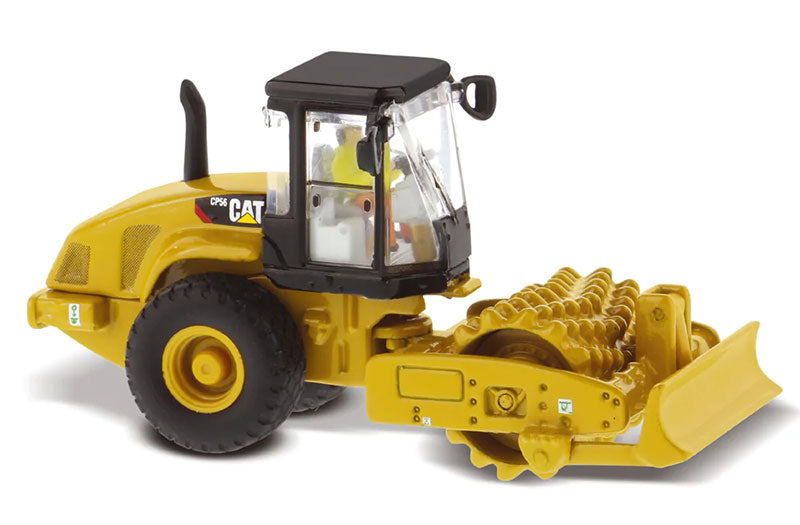DieCast Masters 85247 1:87 Caterpillar CP56 Padfoot Drum Soil Compactor