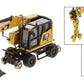 DieCast Masters 85656 1:87 Cat Diecast M323F Railroad Wheeled Excavator
