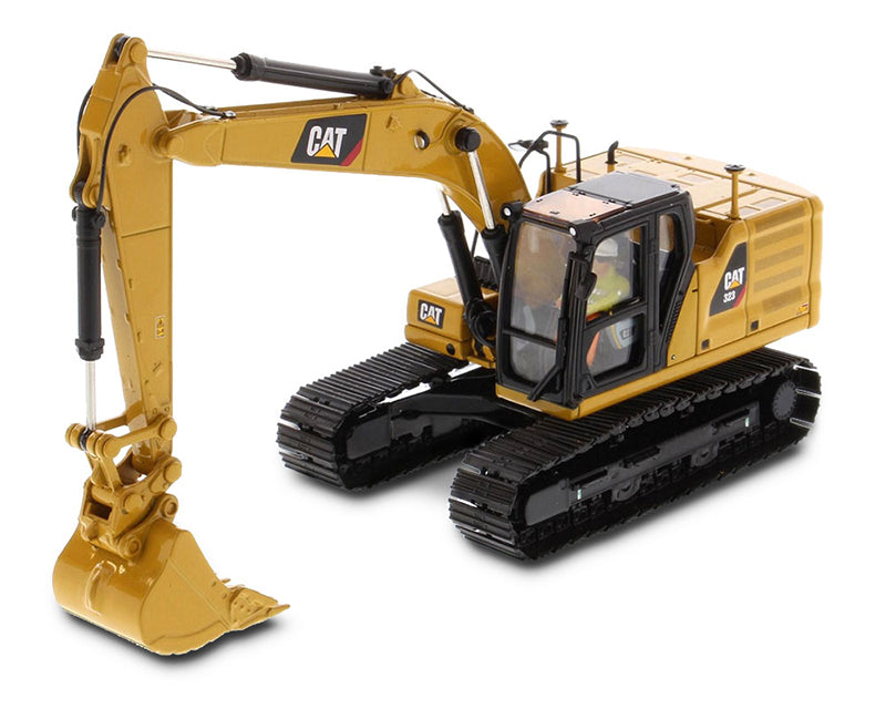 DieCast Masters 85657 1:50 Caterpillar 323 Hydraulic Excavator w/ New Work Tools