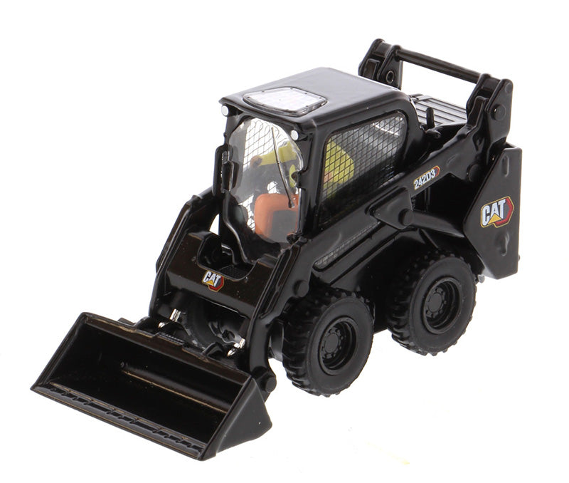 DieCast Masters 85676BK 1:50 Black Caterpillar 242D3 Skid Steer Loader