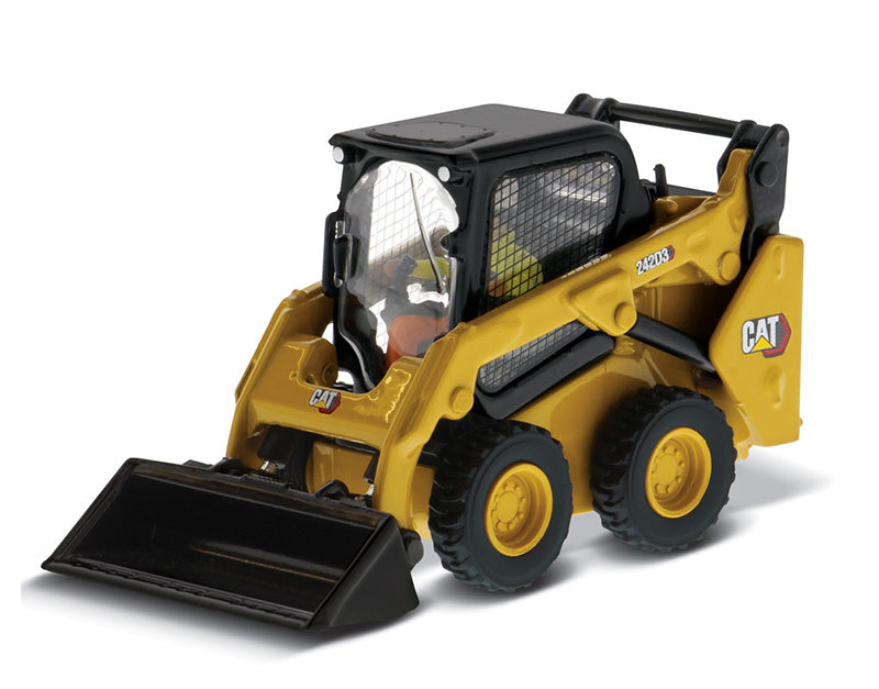 DieCast Masters 85676 1:50 Caterpillar 242D3 Skid Steer Loader with Work Tools