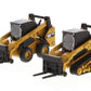 DieCast Masters 85693 1:64 CAT Skid Steer Loader & Compact Track Loader Pair