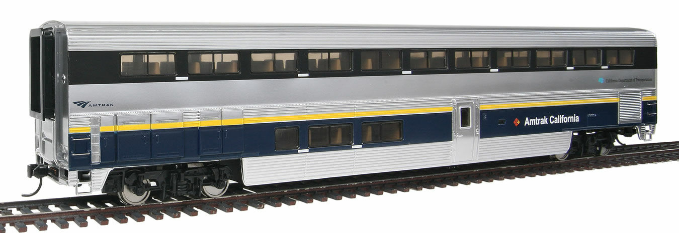 Walthers 920-12014 HO Amtrak California Lighted 85' PS Superliner I Coach RTR