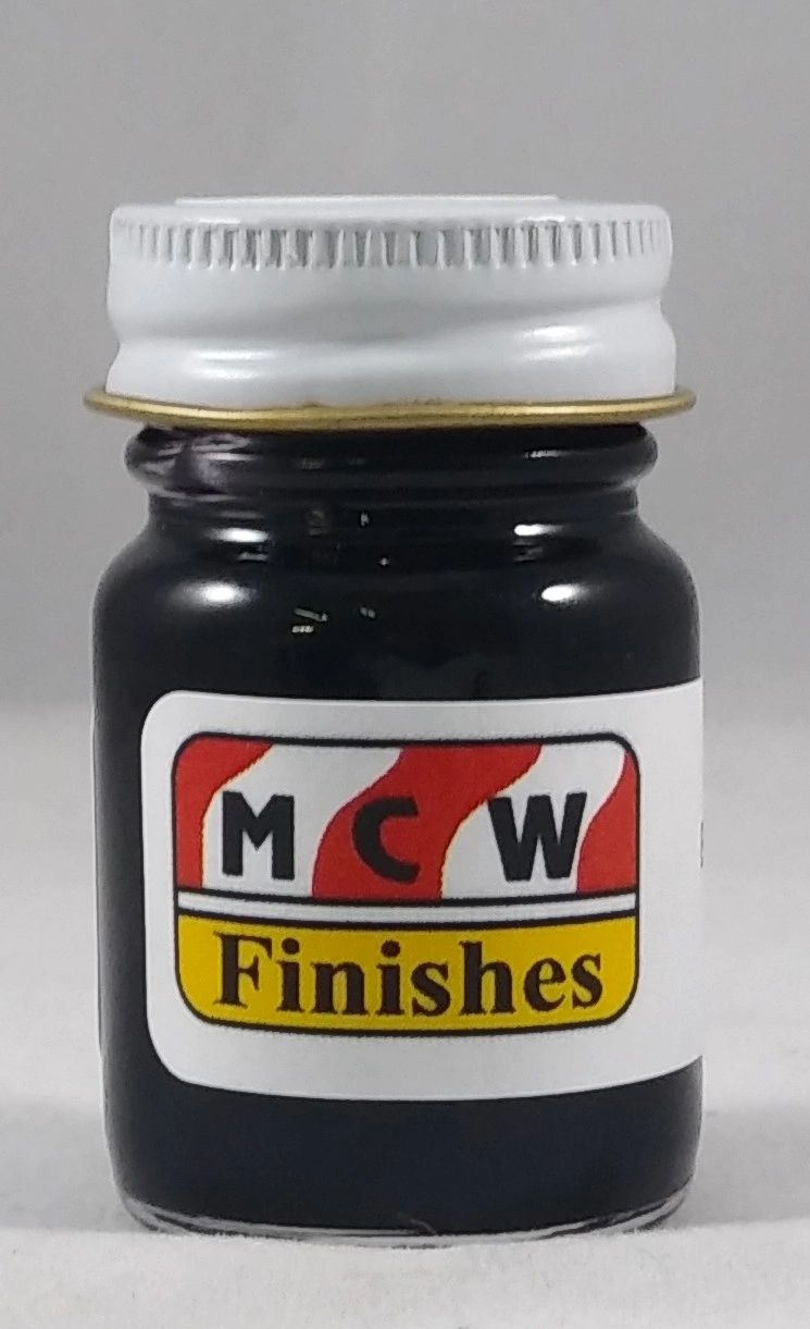 MCW Finishes 8600E Black Cherry Metallic Enamel Paint - 15 ml. Bottle