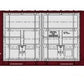 Bluford Shops 86600 N Scale ATSF PS 86' Auto Parts Double Door Boxcar #36672