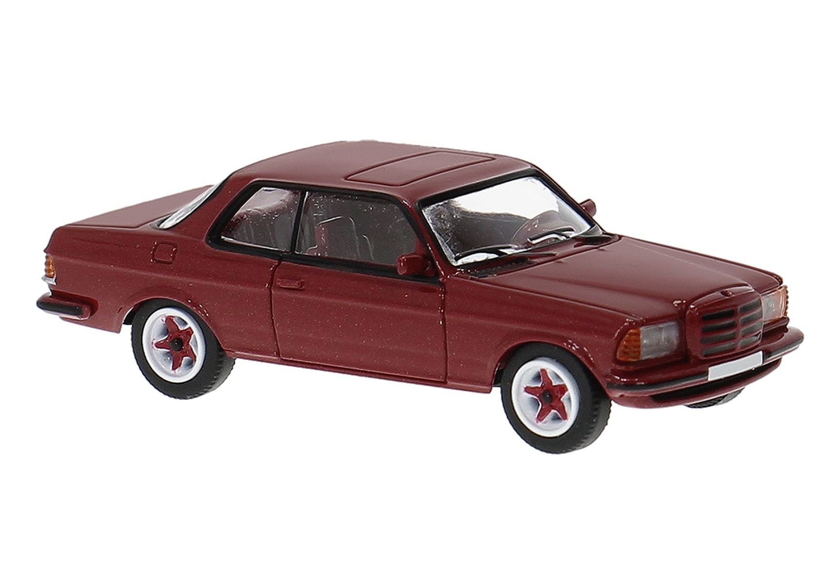 Brekina Automodelle PCX870798 HO Red, Gray 1977 Mercedes-Benz C123 Coupe