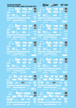 Microscale 87-194 HO SP 26'' Ore Cars Copper Concentrate Gondolas Decal Sheet