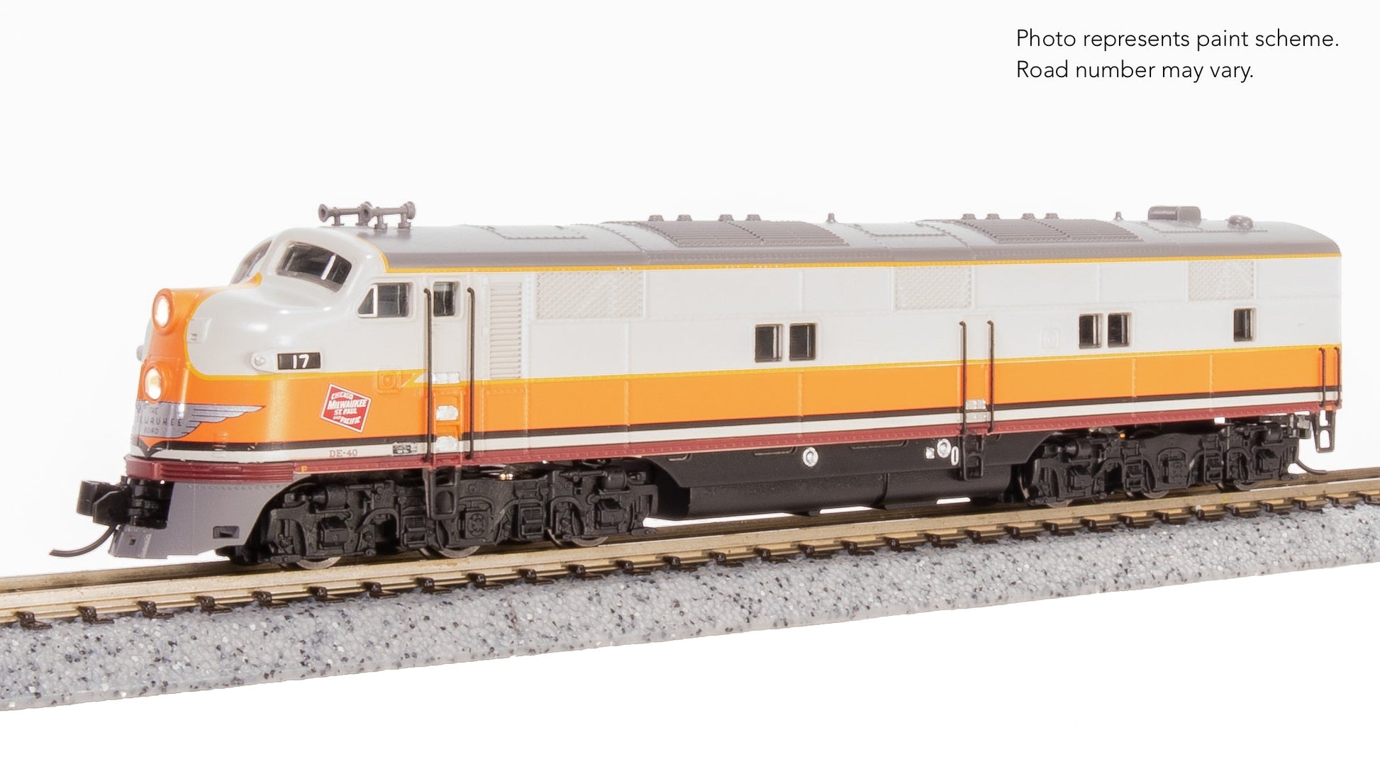 Broadway Limited 8794 N MILW EMD E7A Diesel Locomotive No-Sound/DCC-Ready #17A