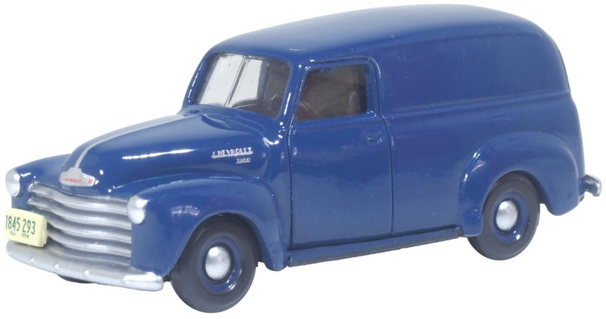 Oxford Diecast 87CV50006 1:87 Mariner Blue 1950 Chevrolet Panel Van